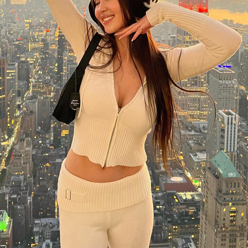 Hoodie Suit Women Set